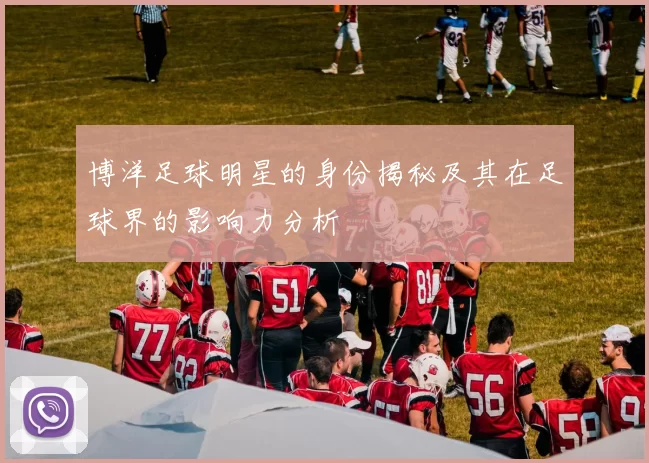 博洋足球明星的身份揭秘及其在足球界的影响力分析